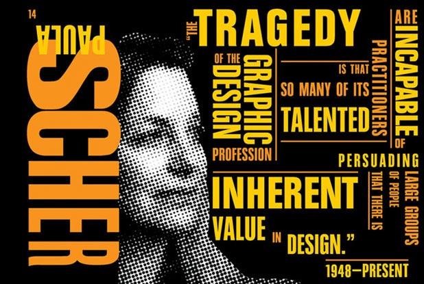 Paula Scher typography