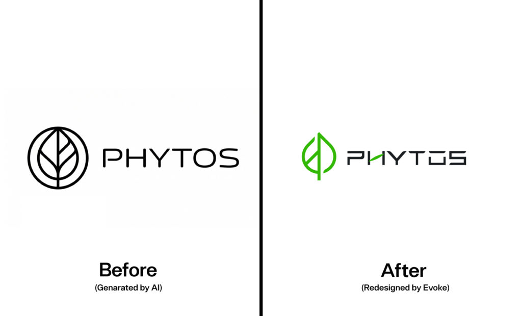 phytos logo before and after