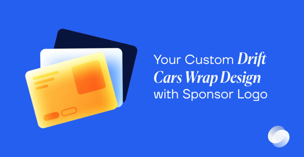 Beyond the Livery: A Custom Drift Cars Wrap Design with Sponsor Logo