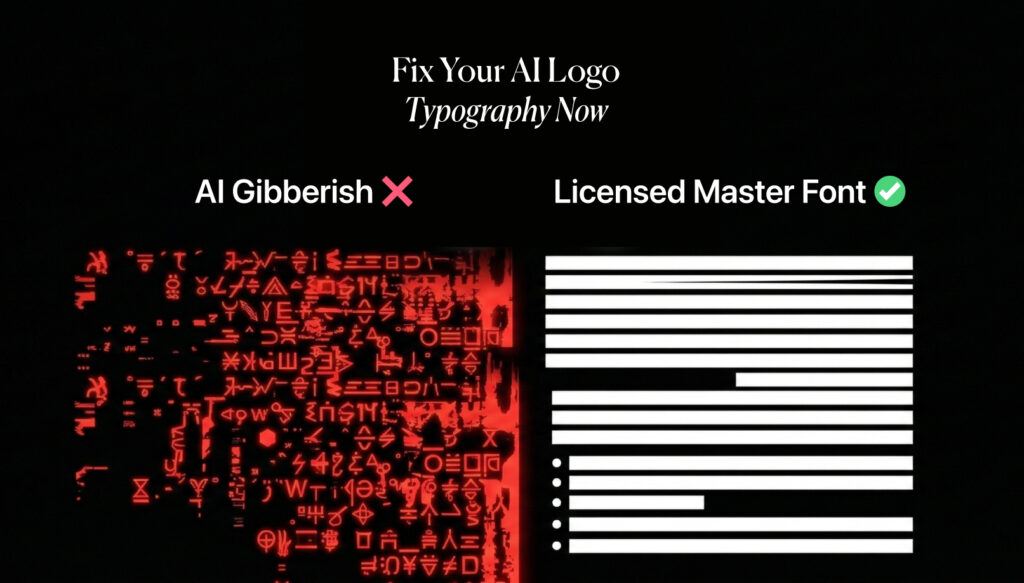 Pro Typography for Your AI Logo Redesign: Erasing Gibberish and Engineering Trust