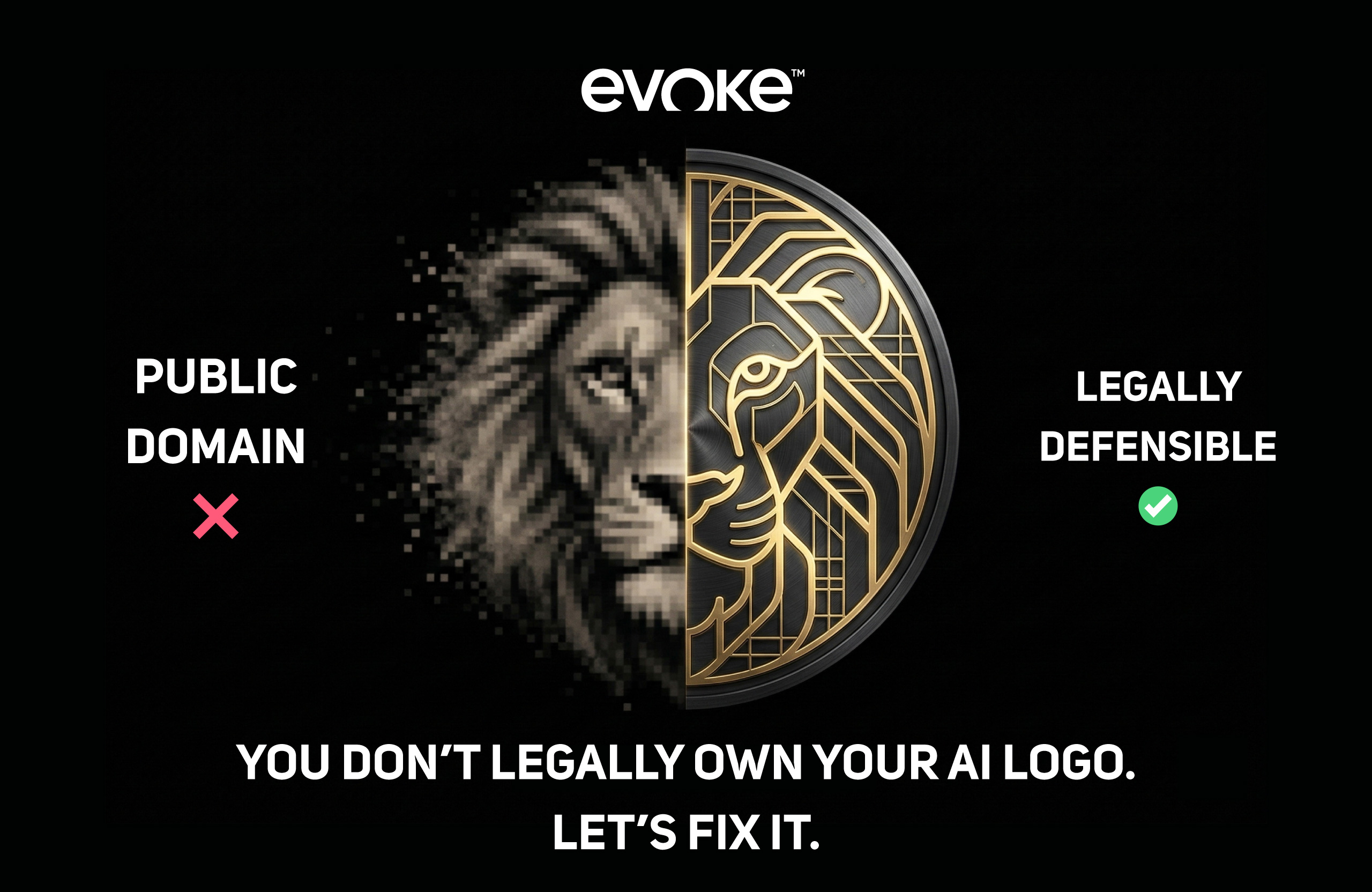 You Don’t Legally Own Your AI Logo. Let’s Fix It.